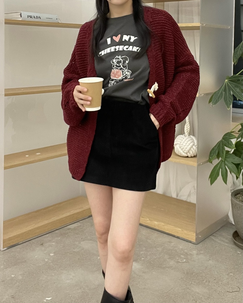 ALLVIBE韓國代購㊣女裝新品真品推薦25秋冬休閑時尚人氣針織衫ALLVIBE針織衫