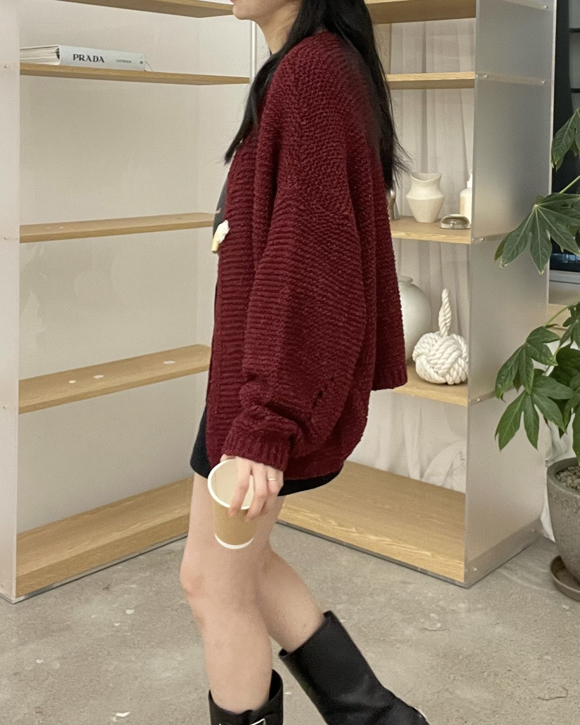 ALLVIBE韓國代購㊣女裝新品真品推薦25秋冬休閑時尚人氣針織衫ALLVIBE針織衫