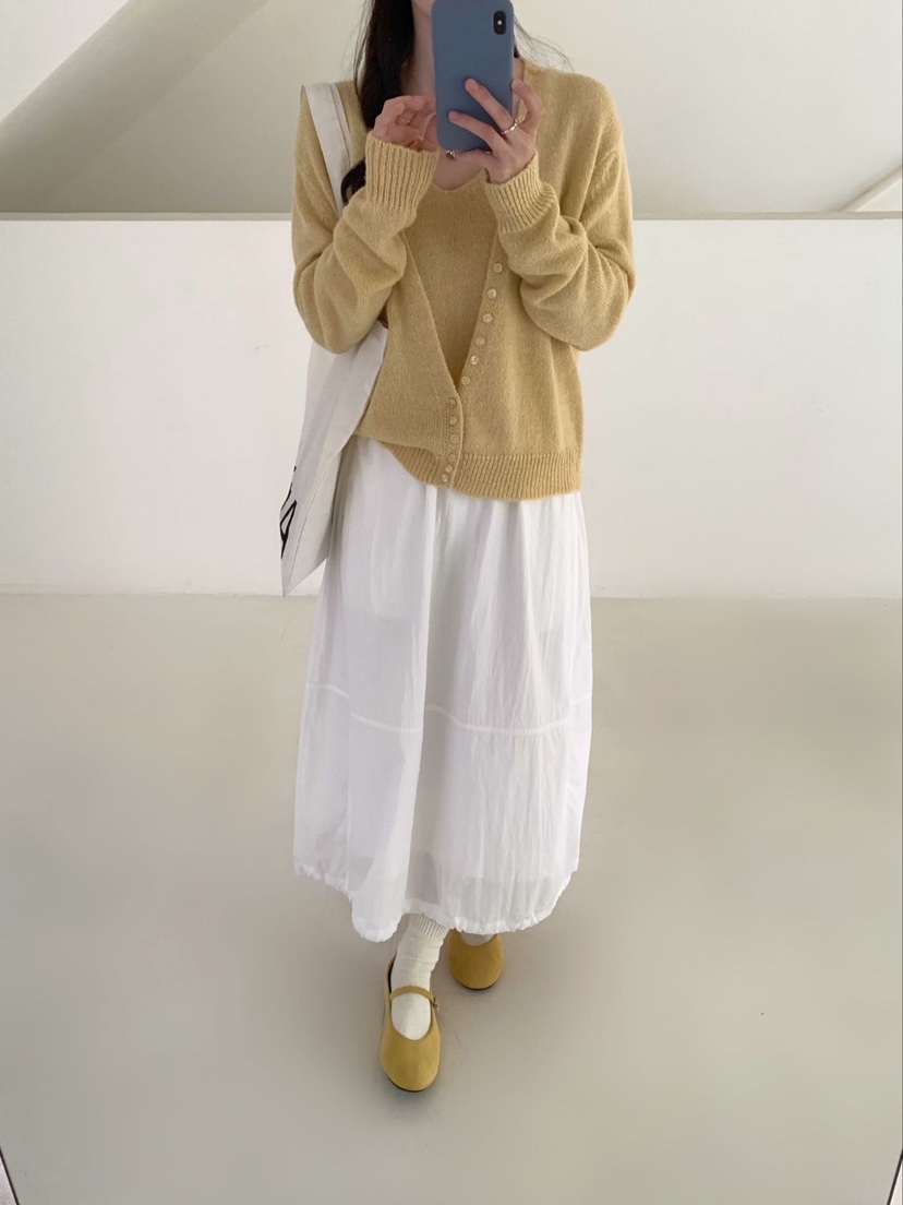 CRONG韓國代購㊣女裝新品推薦時尚熱賣真品套裝套裝開衫紐扣CRONG套裝