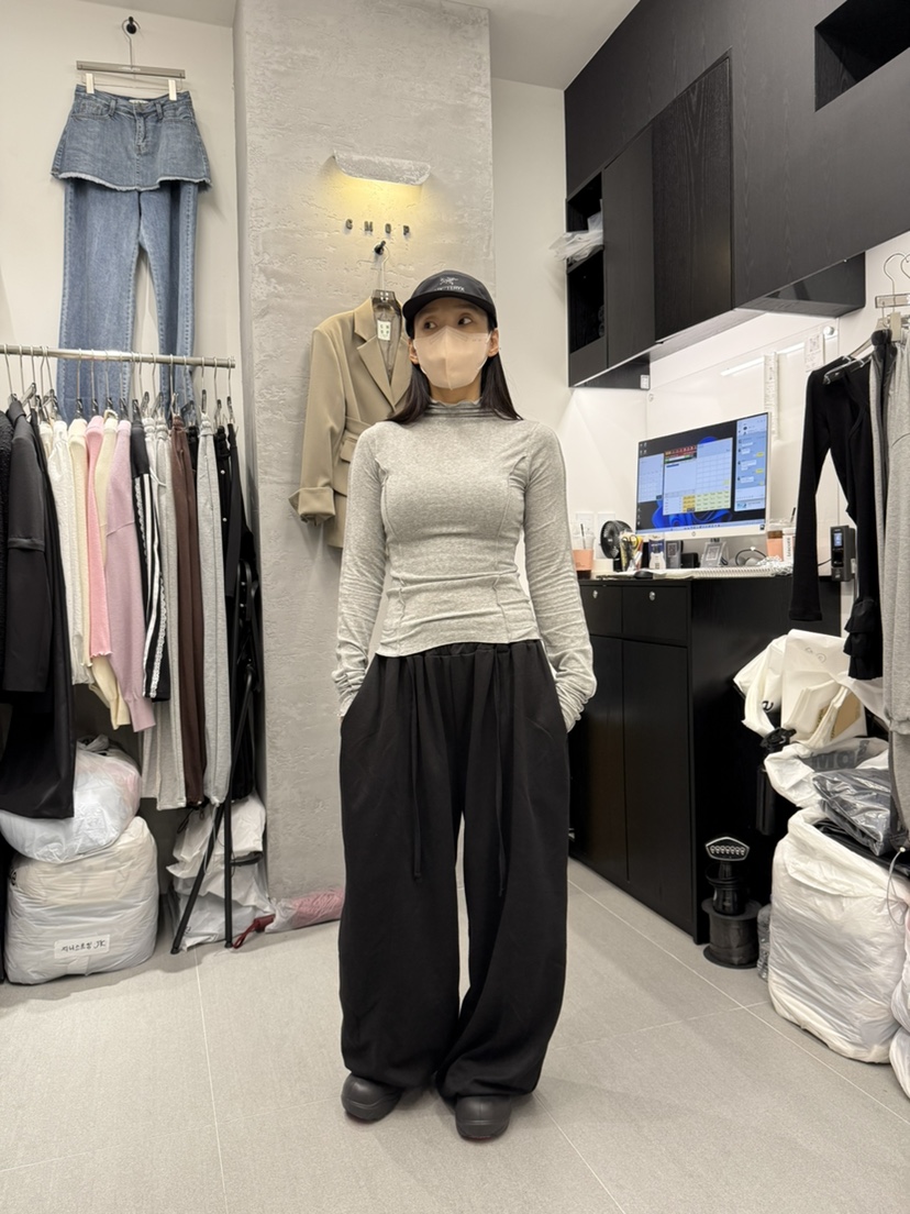 COME OPEN東大門㊣實拍女裝新品休閑25秋冬推薦職業長袖T恤COMP-(COME OPEN)長袖T恤