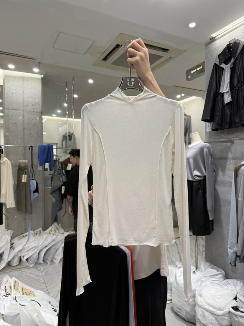 COME OPEN東大門㊣實拍女裝新品休閑25秋冬推薦職業長袖T恤COMP-(COME OPEN)長袖T恤圖色6