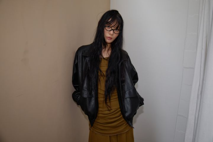 LIVE FOREVER東大門㊣實拍女士新品人氣熱賣25秋冬時尚夾克LIVE FOR_EVER夾克