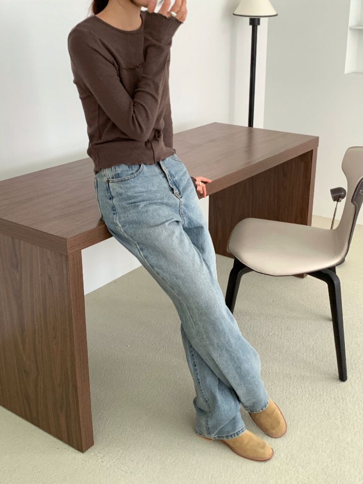 DOIT東大門㊣實拍女裝新品熱賣時尚休閑人氣推薦職業長袖T恤DOIT長袖T恤