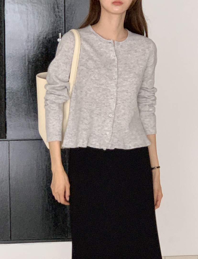 NOTICE東大門㊣實拍女裝新品25秋冬人氣職業熱賣針織衫開衫NOTICE針織衫