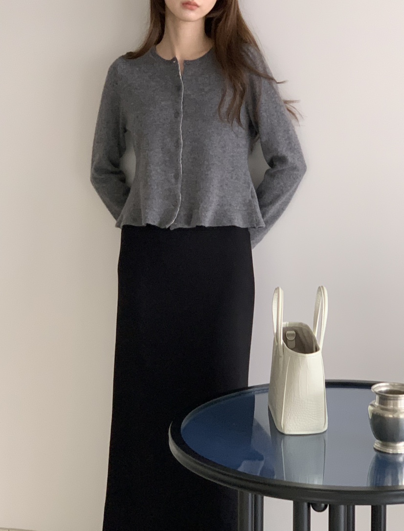 NOTICE東大門㊣實拍女裝新品25秋冬人氣職業熱賣針織衫開衫NOTICE針織衫