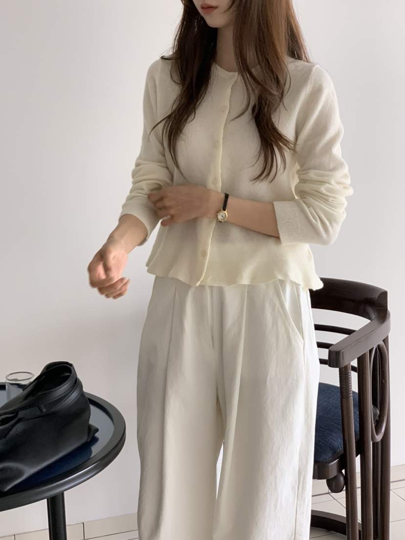 NOTICE東大門㊣實拍女裝新品25秋冬人氣職業熱賣針織衫開衫NOTICE針織衫