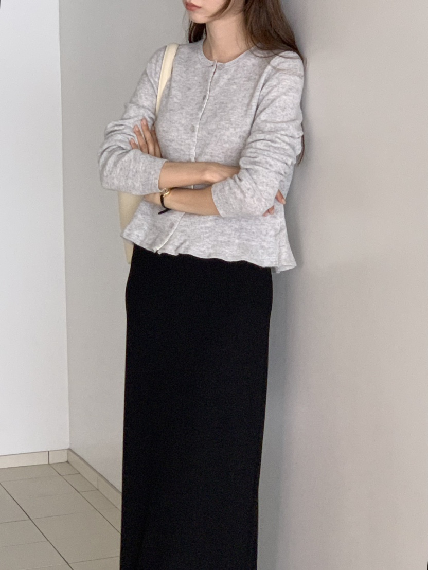 NOTICE東大門㊣實拍女裝新品25秋冬人氣職業熱賣針織衫開衫NOTICE針織衫