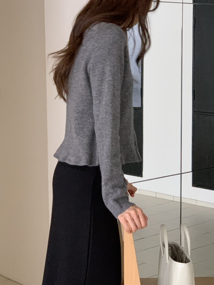 NOTICE東大門㊣實拍女裝新品25秋冬人氣職業熱賣針織衫開衫NOTICE針織衫