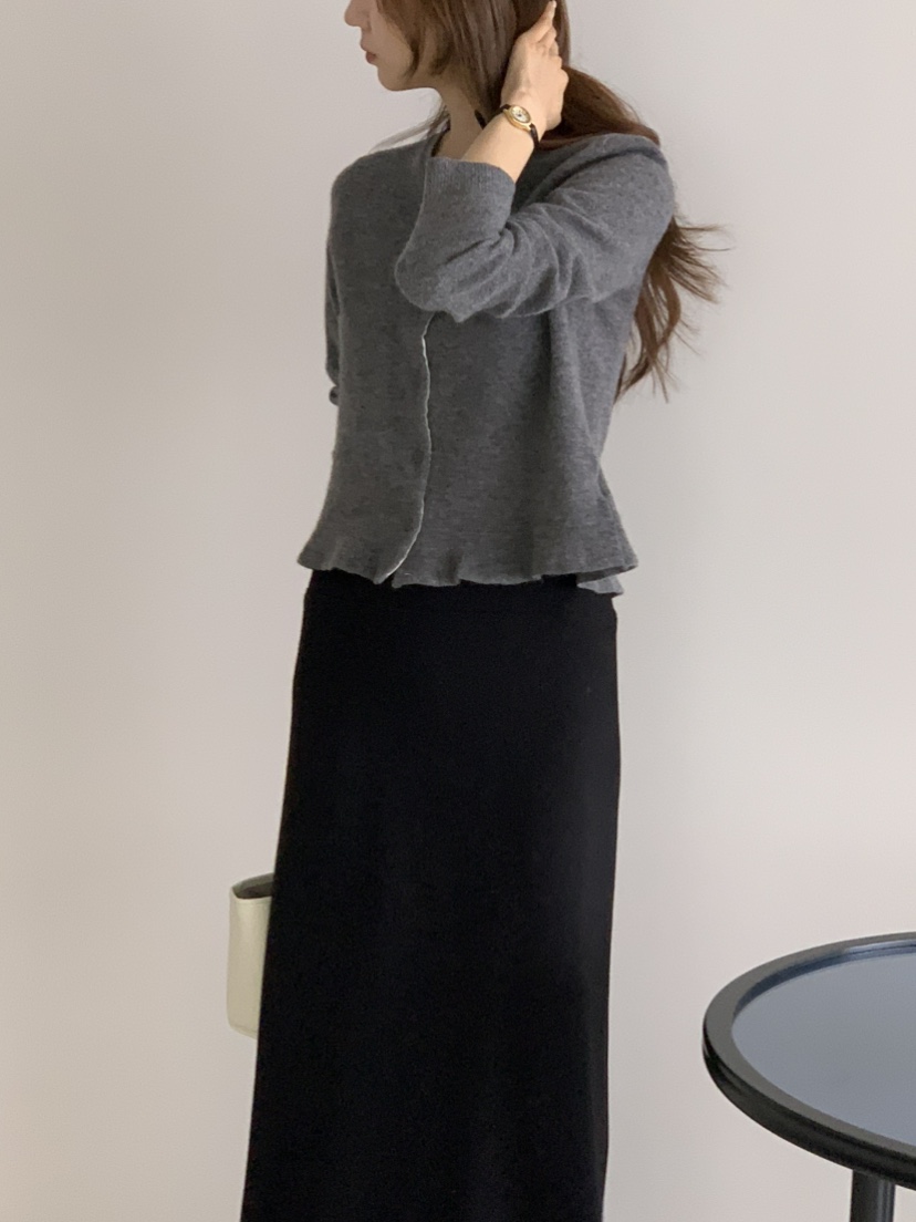 NOTICE東大門㊣實拍女裝新品25秋冬人氣職業熱賣針織衫開衫NOTICE針織衫