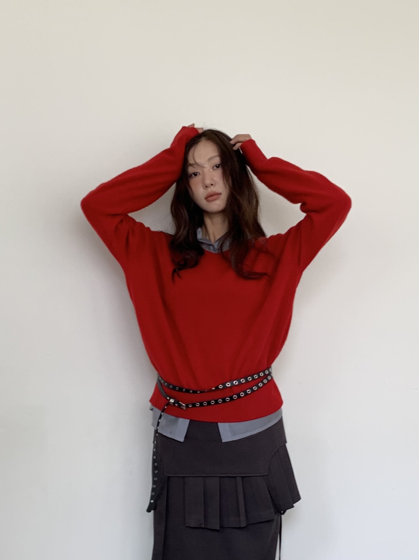 MURMUR東大門㊣直郵女士新款時尚25秋冬推薦熱賣針織衫羊毛MURMUR針織衫