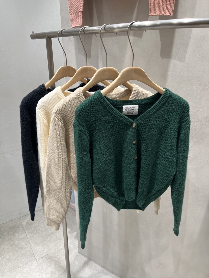 EVERCOMMERCE METICULOUSLY DESIGNED韓國直郵㊣女裝新品真品針織衫EVERCOMMERCE針織衫