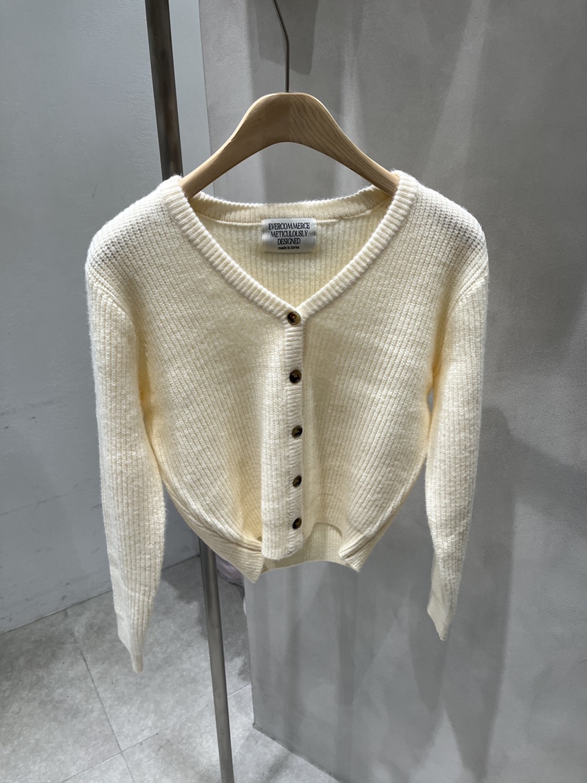 EVERCOMMERCE METICULOUSLY DESIGNED韓國直郵㊣女裝新品真品針織衫EVERCOMMERCE針織衫圖色1