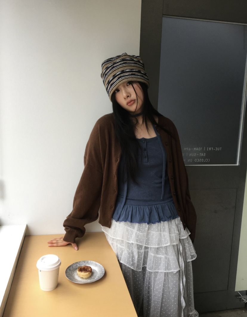 EOMPIT東大門㊣實拍女士新品熱賣職業25秋冬時尚休閑人氣帽子EOMPIT帽子