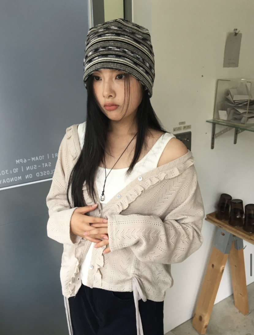 EOMPIT東大門㊣實拍女士新品熱賣職業25秋冬時尚休閑人氣帽子EOMPIT帽子圖色1