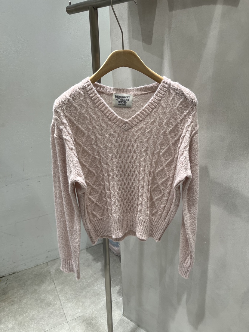 EVERCOMMERCE METICULOUSLY DESIGNED東大門㊣代購女士新品人氣針織衫EVERCOMMERCE針織衫圖色1