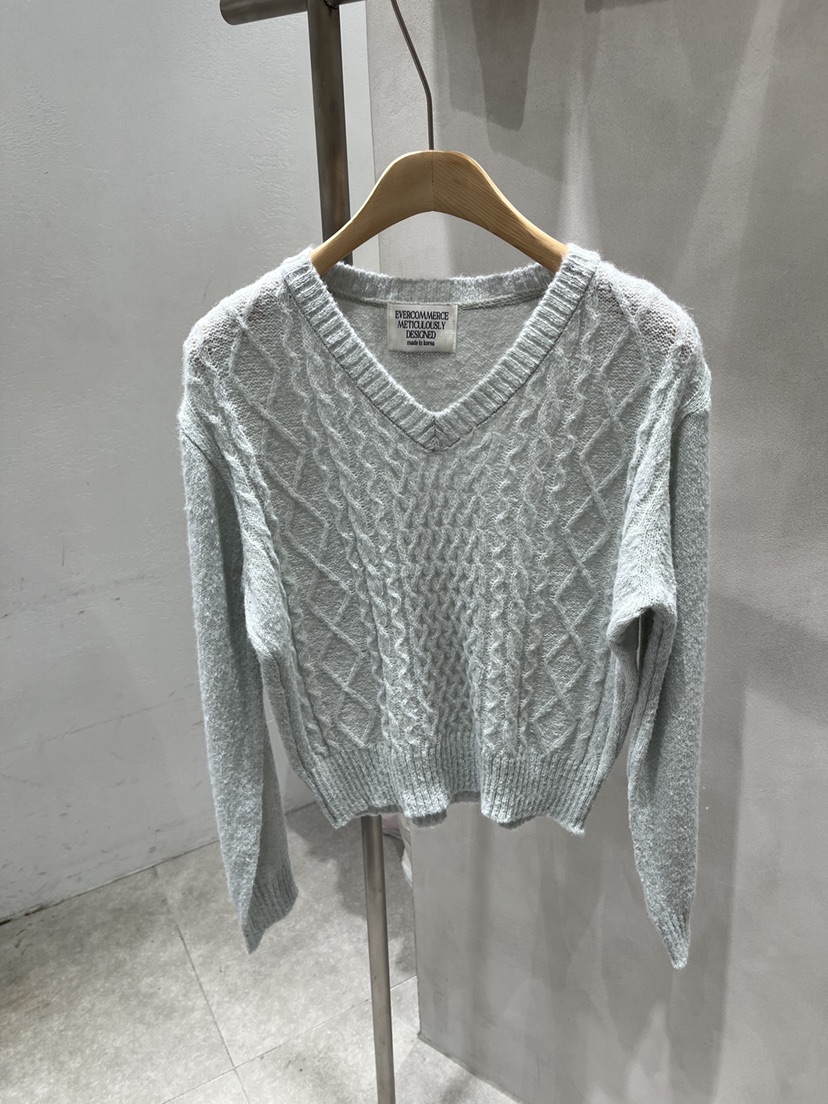 EVERCOMMERCE METICULOUSLY DESIGNED東大門㊣代購女士新品人氣針織衫EVERCOMMERCE針織衫圖色2