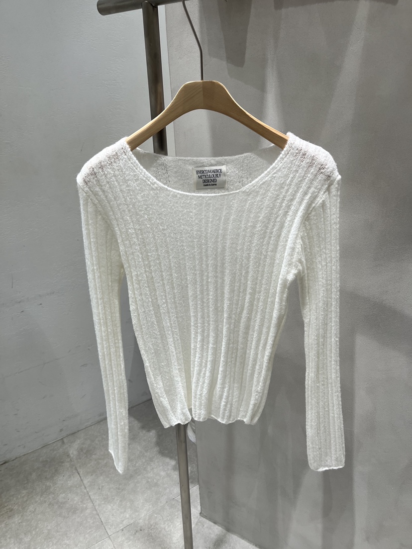 EVERCOMMERCE METICULOUSLY DESIGNED韓國代購㊣女裝新款推薦針織衫馬海毛EVERCOMMERCE針織衫圖色2