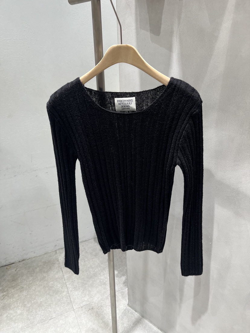 EVERCOMMERCE METICULOUSLY DESIGNED韓國代購㊣女裝新款推薦針織衫馬海毛EVERCOMMERCE針織衫圖色4