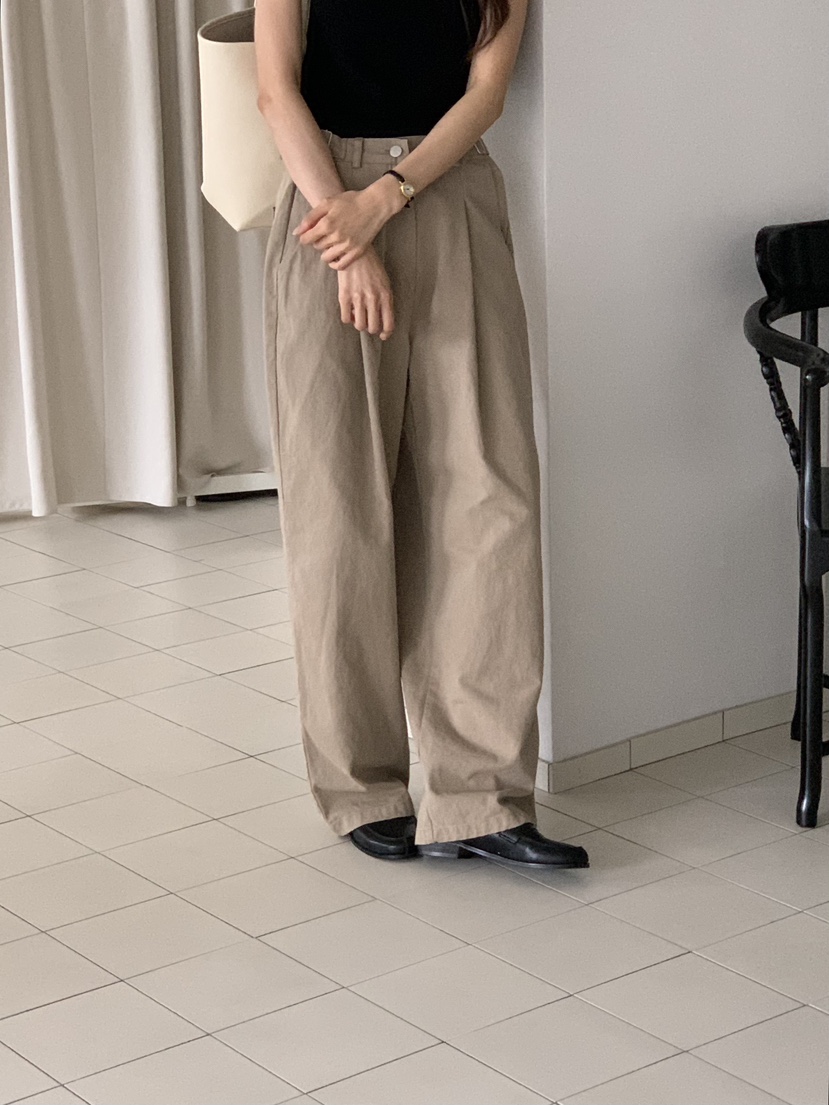 NOTICE韓國代購㊣女士新款真品人氣職業時尚25秋冬休閑褲寬松NOTICE休閑褲