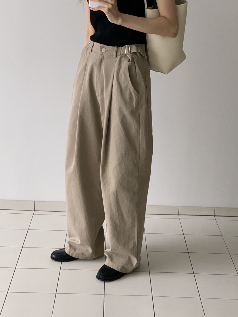 NOTICE韓國代購㊣女士新款真品人氣職業時尚25秋冬休閑褲寬松NOTICE休閑褲