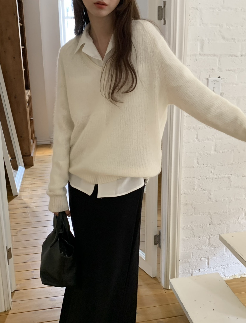 NOTICE韓國代購㊣女士新品熱賣推薦時尚25秋冬人氣休閑針織衫NOTICE針織衫