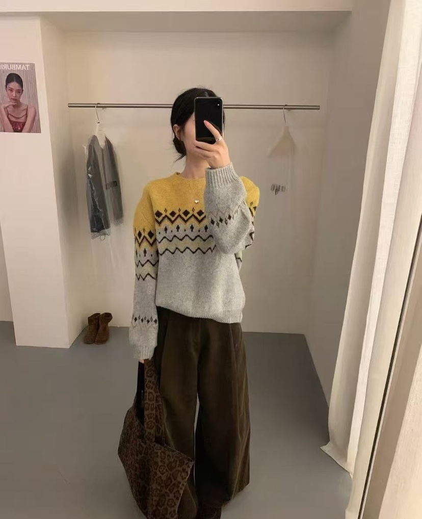 CRONG韓國代購㊣女裝新品推薦真品熱賣職業人氣25秋冬針織衫CRONG針織衫