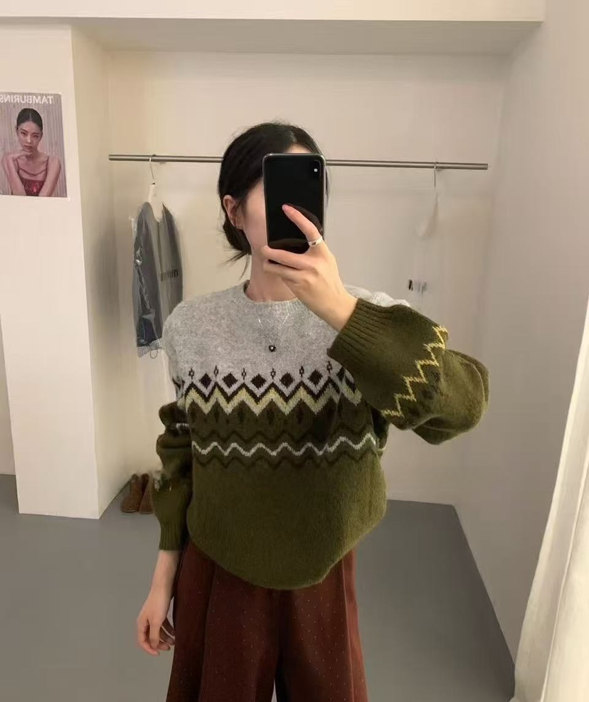 CRONG韓國代購㊣女裝新品推薦真品熱賣職業人氣25秋冬針織衫CRONG針織衫圖色3