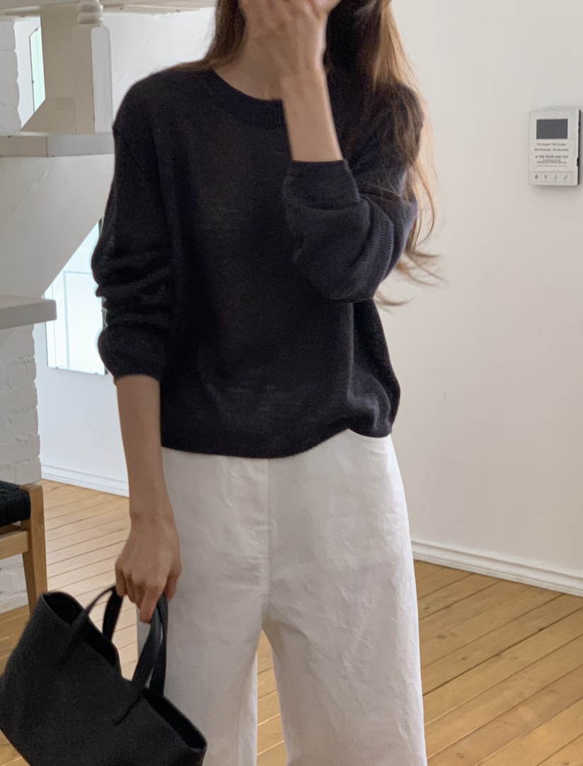 NOTICE韓國代購㊣女裝新品人氣熱賣25秋冬推薦職業針織衫寬松NOTICE針織衫