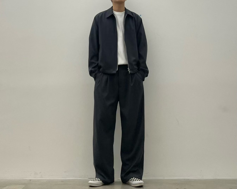 SLOWER東大門㊣直郵女裝新款時尚真品推薦人氣25秋冬休閑褲綁帶SLOWER休閑褲