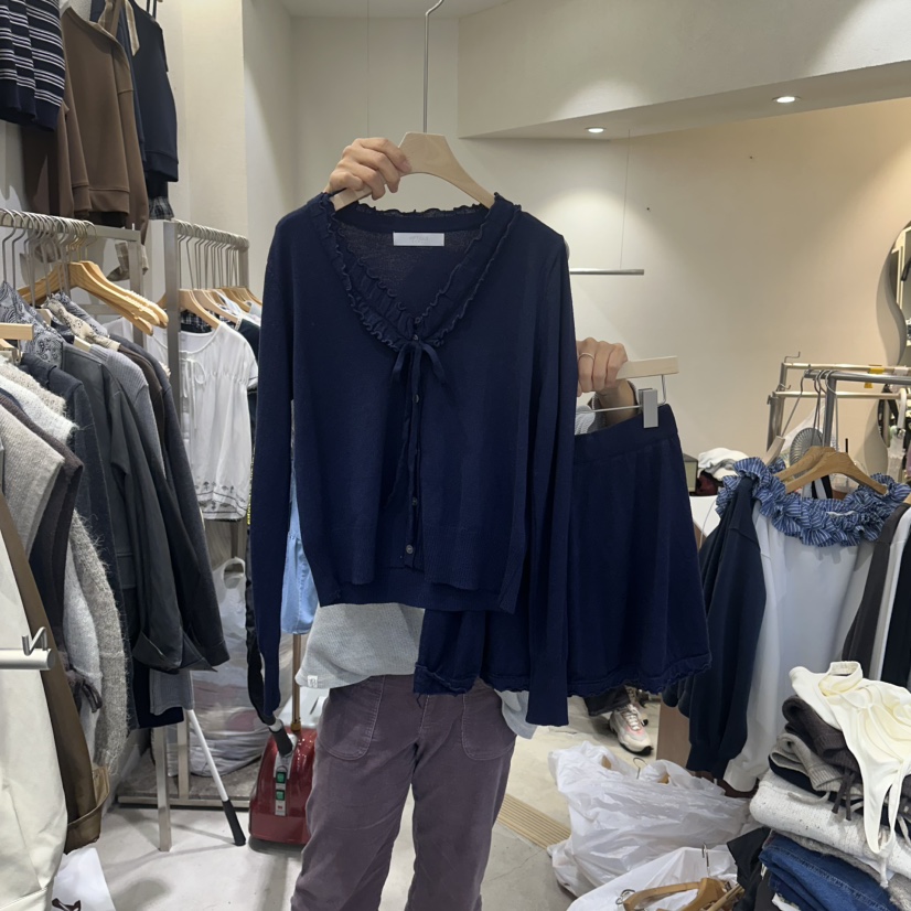 HIPTIQUE東大門㊣實拍女士新款真品人氣25秋冬職業套裝套裝HIPTIQUE套裝圖色1深藍色