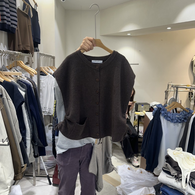 HIPTIQUE東大門㊣代購女裝新品推薦職業時尚休閑人氣熱賣馬甲HIPTIQUE馬甲圖色3