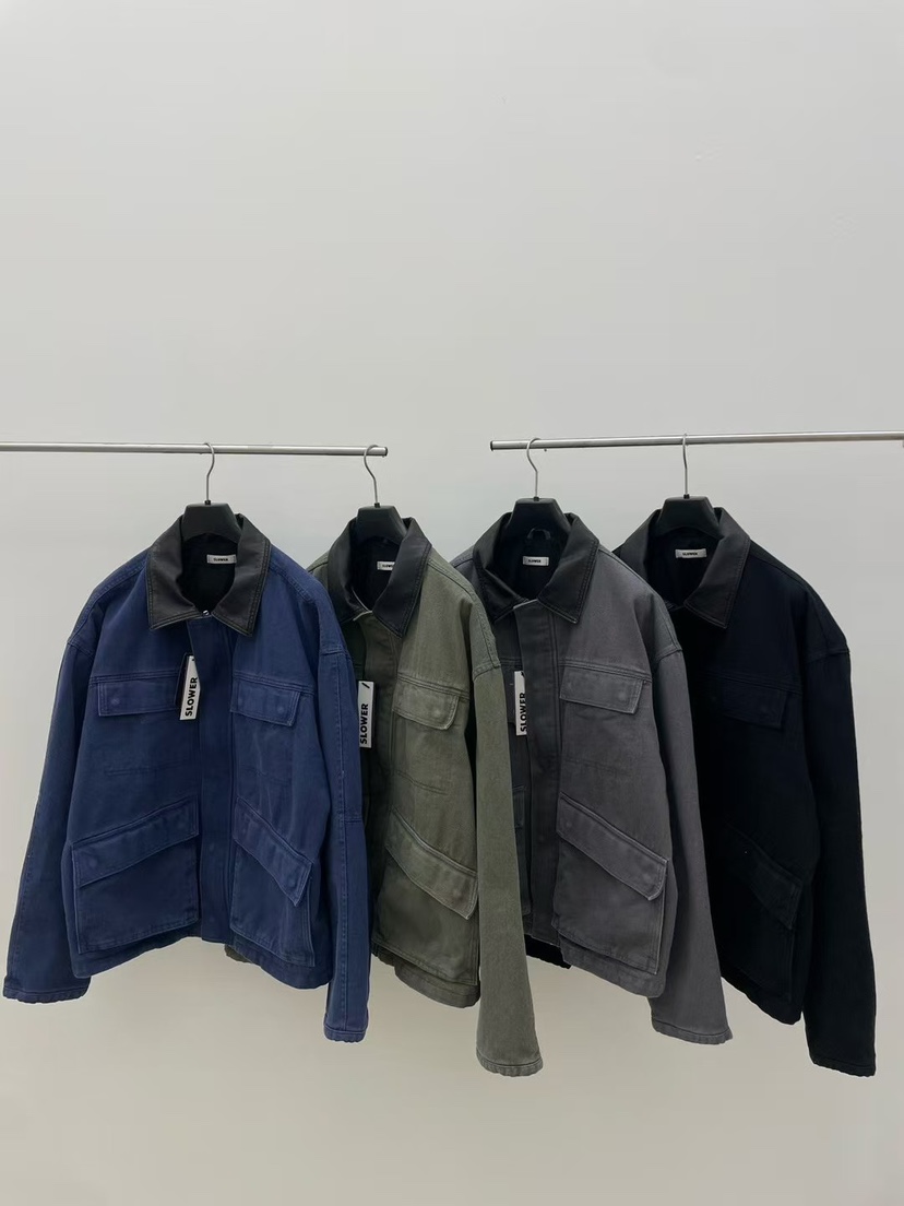 SLOWER韓國代購㊣女裝新品25秋冬時尚推薦熱賣人氣職業夾克SLOWER夾克