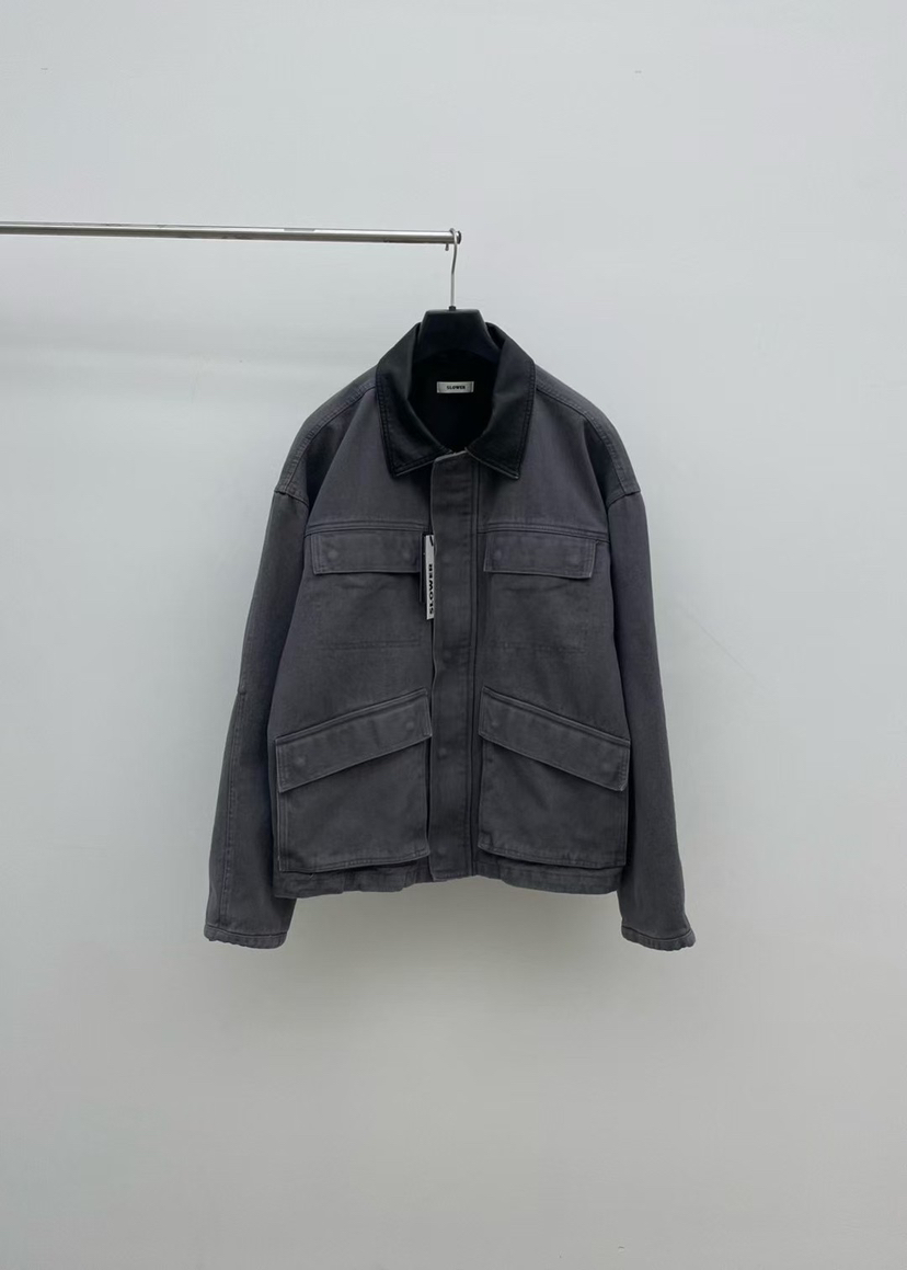 SLOWER韓國代購㊣女裝新品25秋冬時尚推薦熱賣人氣職業夾克SLOWER夾克圖色1