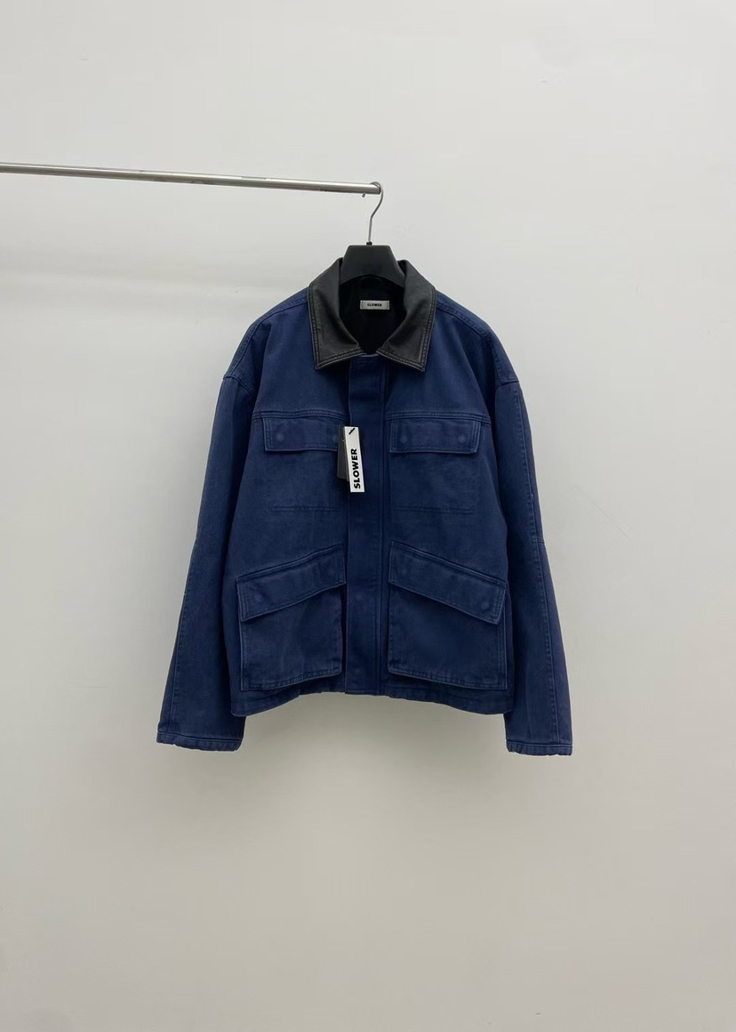 SLOWER韓國代購㊣女裝新品25秋冬時尚推薦熱賣人氣職業夾克SLOWER夾克圖色2