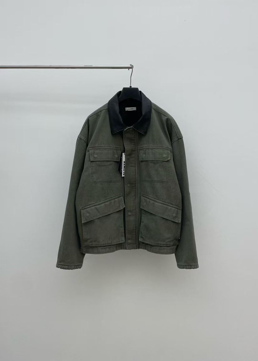 SLOWER韓國代購㊣女裝新品25秋冬時尚推薦熱賣人氣職業夾克SLOWER夾克圖色3