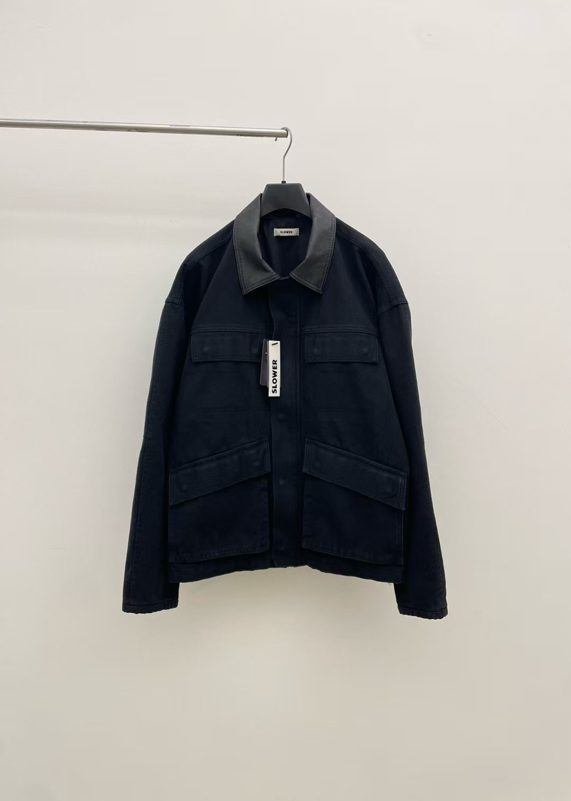 SLOWER韓國代購㊣女裝新品25秋冬時尚推薦熱賣人氣職業夾克SLOWER夾克圖色4