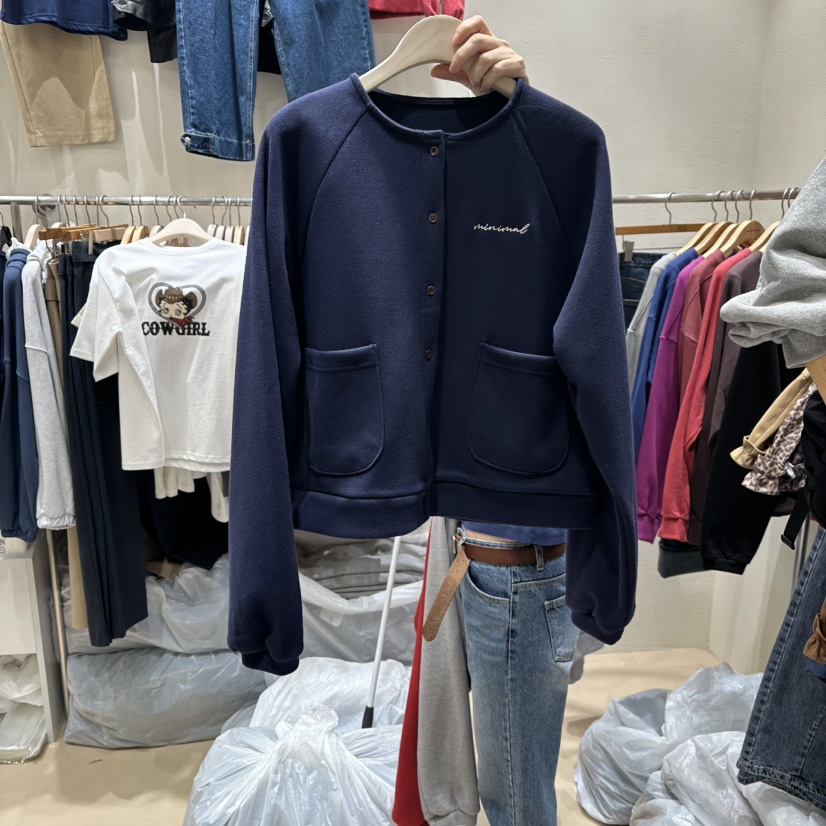 COCOMATON東大門㊣實拍女裝新品休閑25秋冬人氣時尚夾克開衫COCOMATON夾克圖色2