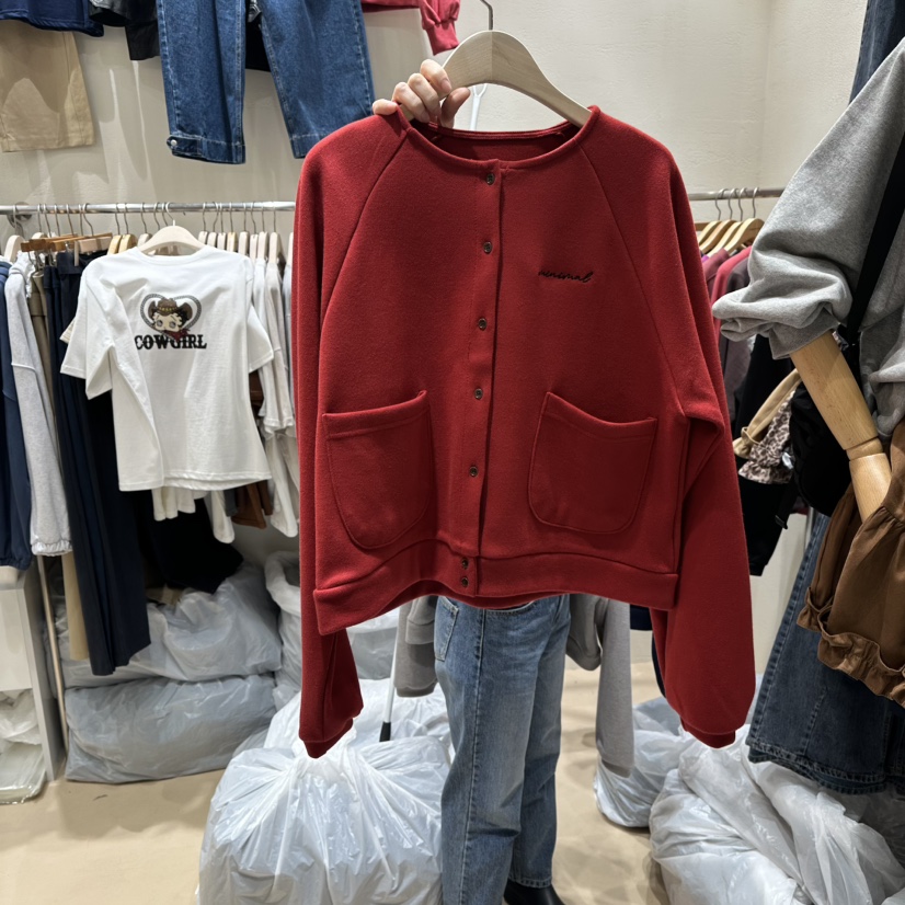 COCOMATON東大門㊣實拍女裝新品休閑25秋冬人氣時尚夾克開衫COCOMATON夾克圖色3