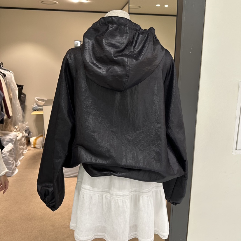 RE STOCK韓國直郵㊣女裝新品時尚25秋冬人氣熱賣職業夾克皮革RE STOCK夾克