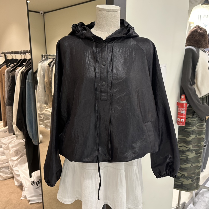 RE STOCK韓國直郵㊣女裝新品時尚25秋冬人氣熱賣職業夾克皮革RE STOCK夾克圖色1