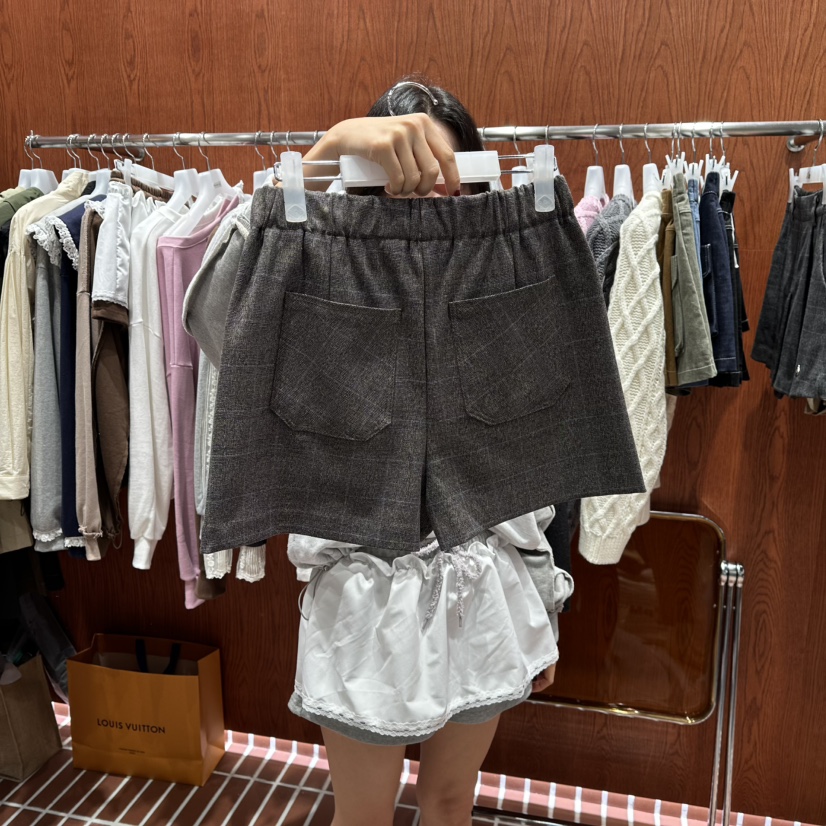 ILLO韓國直郵㊣女士新品休閑推薦25秋冬熱賣真品時尚職業短褲ILLO短褲
