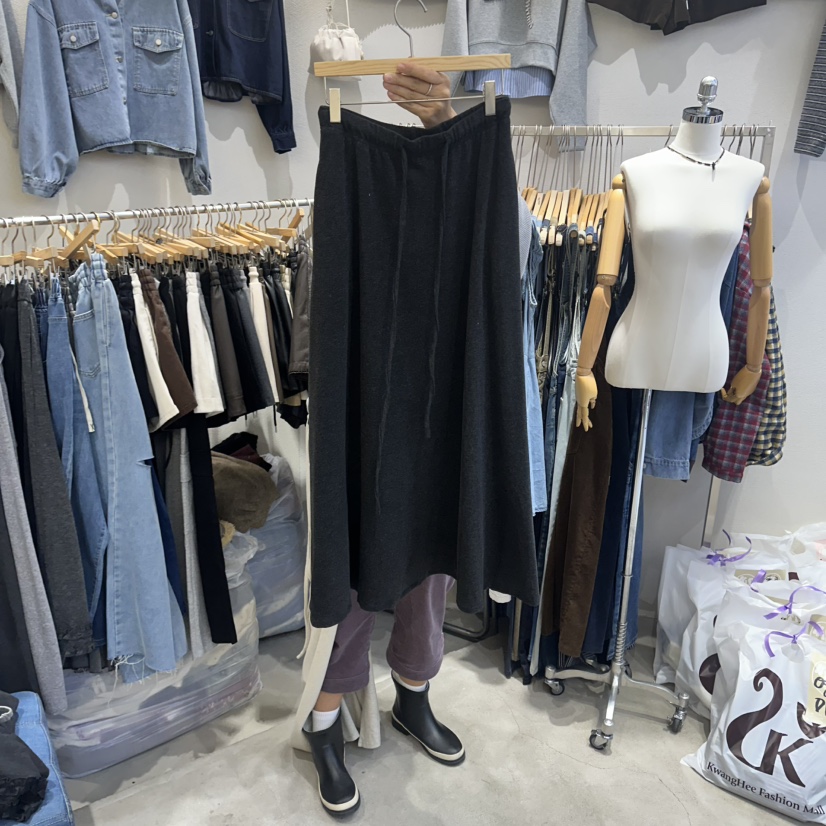 HIPTIQUE東大門㊣直郵女士新款時尚25秋冬職業真品休閑長裙HIPTIQUE長裙圖色2