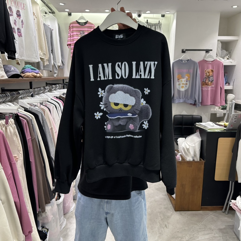 EVE東大門㊣實拍女士新品人氣真品推薦職業時尚衛衣不含內搭EVE衛衣圖色4
