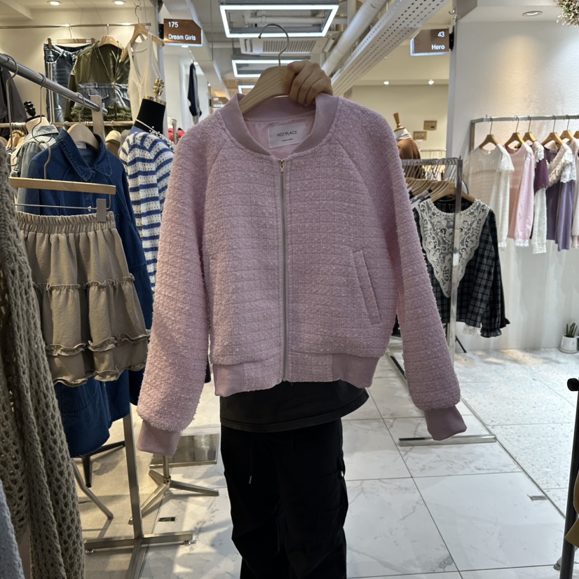 DREAM GIRIS東大門㊣直郵女士新款熱賣真品人氣25秋冬夾克花呢DREAM GIRIS夾克圖色2