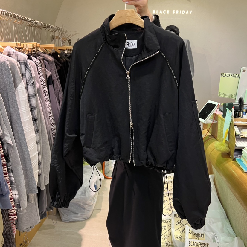 BLACKFRIDAY東大門㊣實拍女士新品25秋冬推薦人氣休閑熱賣夾克BLACK FRIDAY夾克圖色2