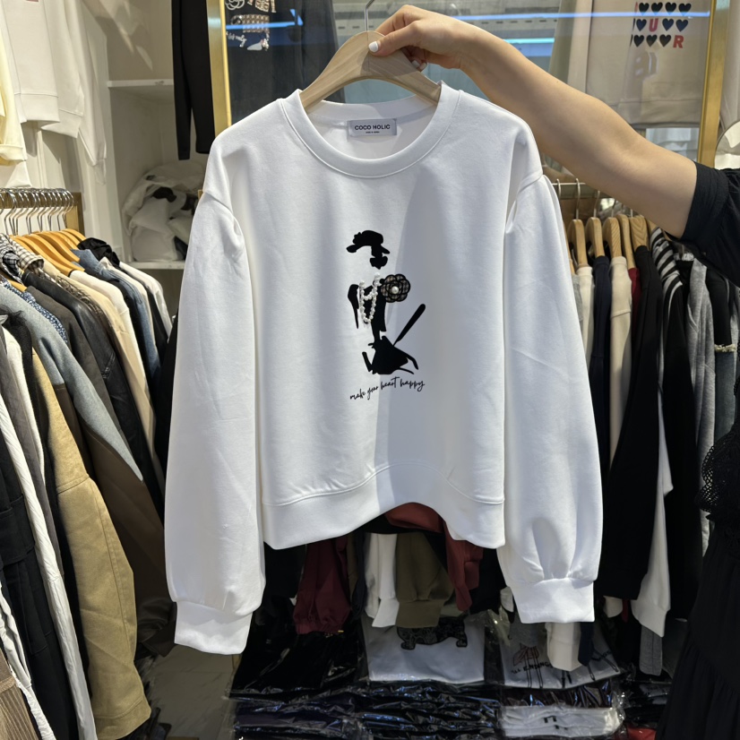 COCO HOLIC東大門㊣直郵女士新品職業休閑真品人氣熱賣衛衣COCO HOLIC衛衣圖色1