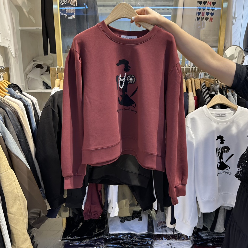 COCO HOLIC東大門㊣直郵女士新品職業休閑真品人氣熱賣衛衣COCO HOLIC衛衣圖色2