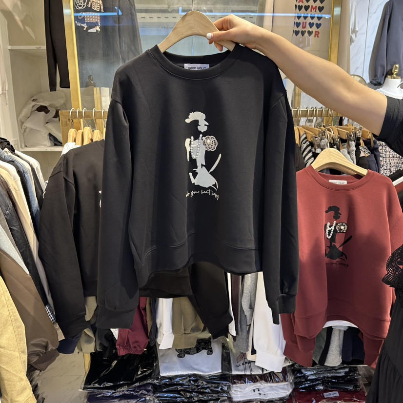 COCO HOLIC東大門㊣直郵女士新品職業休閑真品人氣熱賣衛衣COCO HOLIC衛衣圖色3