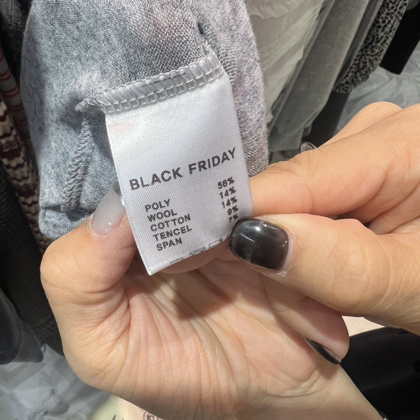BLACKFRIDAY東大門㊣直郵女裝新品人氣休閑真品推薦長袖T恤BLACK FRIDAY長袖T恤