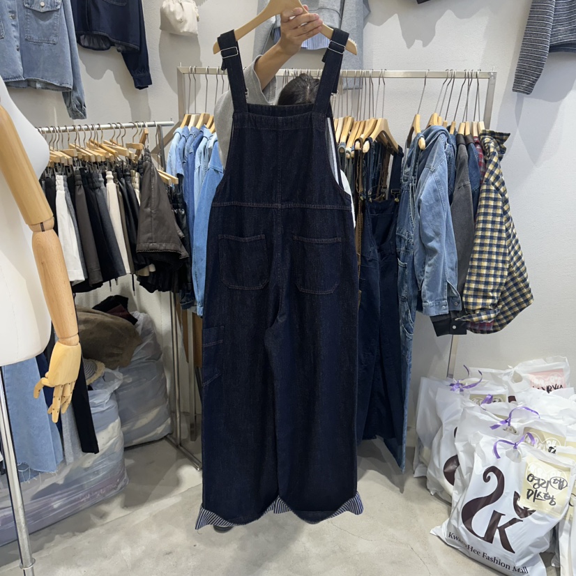 HIPTIQUE東大門㊣直郵女裝新款真品人氣25秋冬推薦休閑背帶褲HIPTIQUE背帶褲